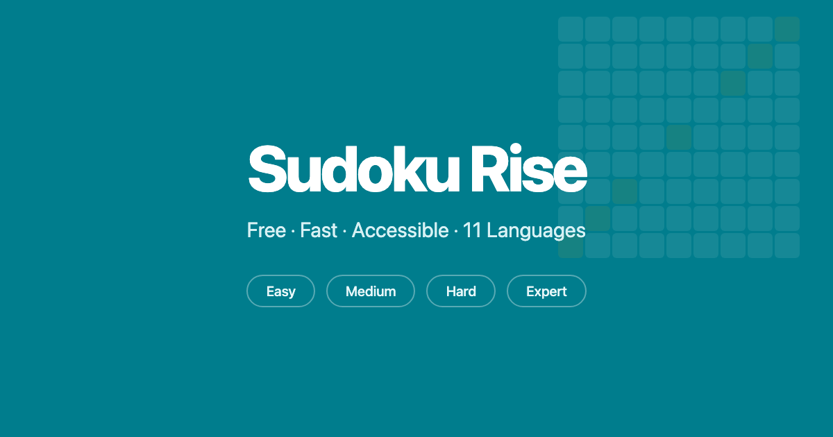 Hard Rise Play Free Sudoku Online — Easy, Medium, Hard & Expert | Sudoku Rise